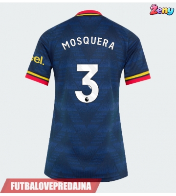 Lacne Ženy Futbalové dres Arsenal Cristhian Mosquera #3 2026-27 Krátky Rukáv - Preč